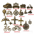 Gold Zinc Alloy Charm Pendant No.849956 for DIY Necklace Bracelet Jewelry Making view 1