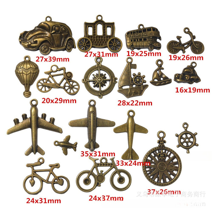 Gold Zinc Alloy Charm Pendant No.849956 for DIY Necklace Bracelet Jewelry Making