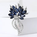 Alloy Rhinestone Flower Brooch For Women Suits And Dresses view 4