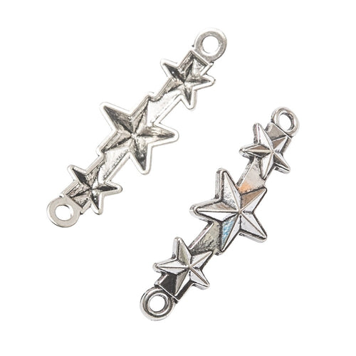 Zinc Alloy Star Charm Pendant No.549654 for DIY Necklace Bracelet Jewelry Making