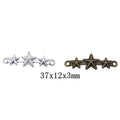 Zinc Alloy Star Charm Pendant No.549654 for DIY Necklace Bracelet Jewelry Making view 1