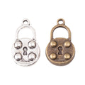 Zinc Alloy Lock Charm Pendant No.794601 for DIY Necklace Bracelet Jewelry Making view 4