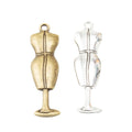 Zinc Alloy Clothes Hanger Charm Pendant for DIY Necklace Bracelet Jewelry Making view 4