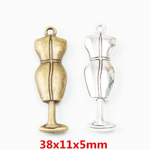 Zinc Alloy Clothes Hanger Charm Pendant for DIY Necklace Bracelet Jewelry Making
