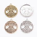 Zinc Alloy Star Moon Circle Charm Pendant for DIY Necklace Bracelet Jewelry Making view 5