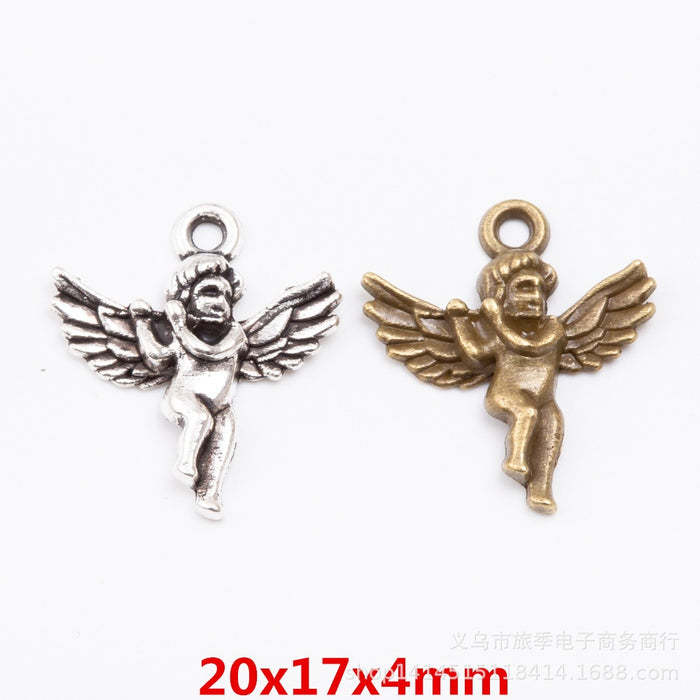 Zinc Alloy Angel Charm Pendant No.889929 for DIY Necklace Bracelet Jewelry Making