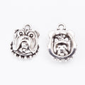 Zinc Alloy Dog Head Charm Pendant No.001114 for DIY Necklace Bracelet Jewelry Making view 2