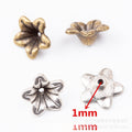 DIY Jewelry Accessories Antique Alloy Flower Pendant Charm For Necklace Making view 2