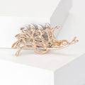Crystal Glass Alloy Rhinestone Brooch Pin For Apparel Decoration view 3