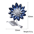 Alloy Crystal Glass Rhinestone Brooch For Fashion Garment Accessories view 5