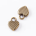 Zinc Alloy Heart Charm Pendant No.587886 for DIY Necklace Bracelet Jewelry Making view 4