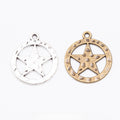 Zinc Alloy Star Charm Pendant No.570574 for DIY Necklace Bracelet Jewelry Making view 1