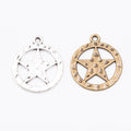 Zinc Alloy Star Charm Pendant No.570574 for DIY Necklace Bracelet Jewelry Making view 4