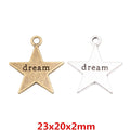 Zinc Alloy Dream Star Charm Pendant for DIY Necklace Bracelet Jewelry Making view 1
