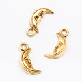 Zinc Alloy Smiling Moon Charm Pendant No.482044 for DIY Necklace Bracelet Jewelry Making view 4