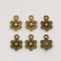 Zinc Alloy Flower Charm Pendant No.378519 for DIY Necklace Bracelet Jewelry Making view 2