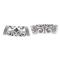 DIY Antique Alloy Hollow Long Tube Large Hole Beads For Bracelet Jewelry Accessories view 3