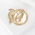 Alloy Enamel Lemon Brooch Pin Scarf Clip For view 4