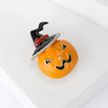 Electroplated Alloy Enamel Pumpkin Brooch For Halloween Suit Decoration view 2