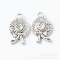 Zinc Alloy Ladies Hat Charm Pendant for DIY Necklace Bracelet Jewelry Making view 2