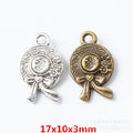 Zinc Alloy Ladies Hat Charm Pendant for DIY Necklace Bracelet Jewelry Making view 1