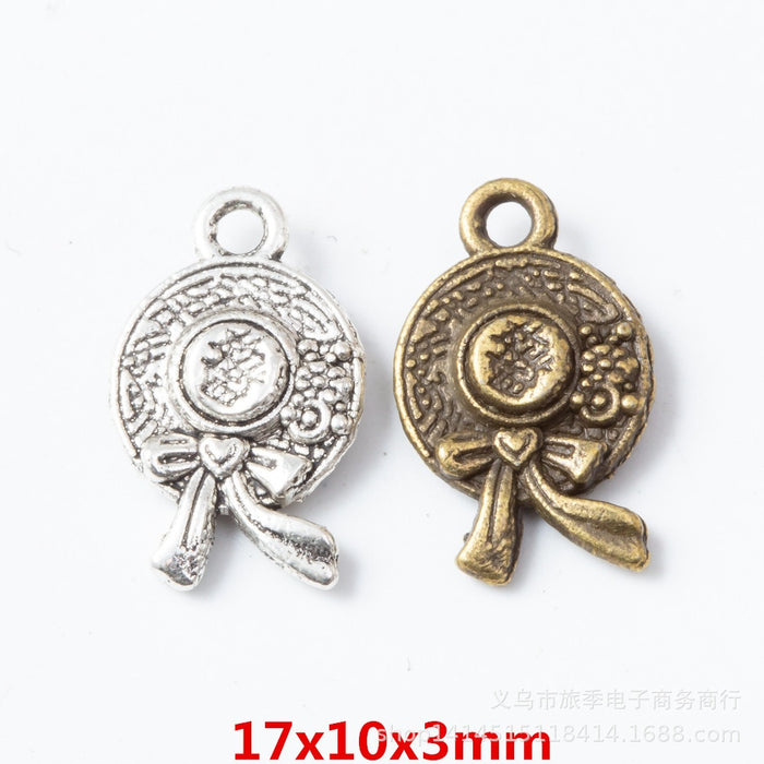 Zinc Alloy Ladies Hat Charm Pendant for DIY Necklace Bracelet Jewelry Making