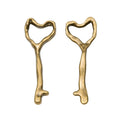 Zinc Alloy Key Charm Pendant No.652531 for DIY Necklace Bracelet Jewelry Making view 2