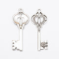 Zinc Alloy Key Charm Pendant No.560645 for DIY Necklace Bracelet Jewelry Making view 3
