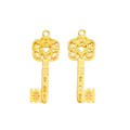Zinc Alloy Key Charm Pendant No.904267 for DIY Necklace Bracelet Jewelry Making view 4