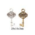 Zinc Alloy Key Charm Pendant No.404786 for DIY Necklace Bracelet Jewelry Making view 1
