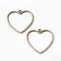 Zinc Alloy Heart Charm Pendant No.696239 for DIY Necklace Bracelet Jewelry Making view 4