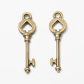Zinc Alloy Key Charm Pendant No.172293 for DIY Necklace Bracelet Jewelry Making view 3