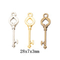Zinc Alloy Key Charm Pendant No.172293 for DIY Necklace Bracelet Jewelry Making view 1