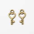 Zinc Alloy Key Charm Pendant No.036540 for DIY Necklace Bracelet Jewelry Making view 2
