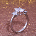 Elegant Oval Egg Shape Cubic Zirconia Women's Ring High Quality Fashion Finger Jewelry view 4