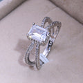 Fashion X Cross Knuckle Ring For Women Trendy Daily Wear Jewelry Accessory view 3