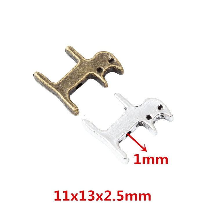 Zinc Alloy Cat Charm Pendant No.501818 for DIY Necklace Bracelet Jewelry Making