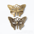 Zinc Alloy Butterfly Charm Pendant No.457077 for DIY Necklace Bracelet Jewelry Making view 3