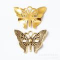 Zinc Alloy Butterfly Charm Pendant No.457077 for DIY Necklace Bracelet Jewelry Making view 2