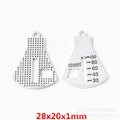 Gold Zinc Alloy Charm Pendant No.597470 for DIY Necklace Bracelet Jewelry Making view 1