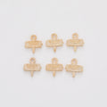 Zinc Alloy Signpost Charm Pendant No.629782 for DIY Necklace Bracelet Jewelry Making view 3