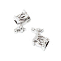 Antique Silver Zinc Alloy Cow Charm Pendant No.813845 for DIY Necklace Bracelet Jewelry Making view 2
