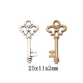 Zinc Alloy Key Charm Pendant No.805477 for DIY Necklace Bracelet Jewelry Making view 1