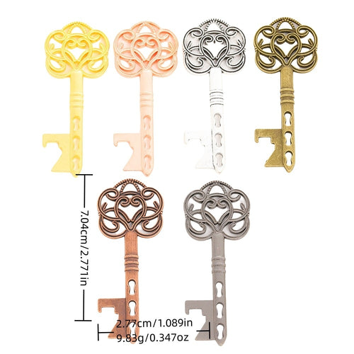 Zinc Alloy Bottle Opener Key Charm Pendant for DIY Necklace Bracelet Jewelry Making