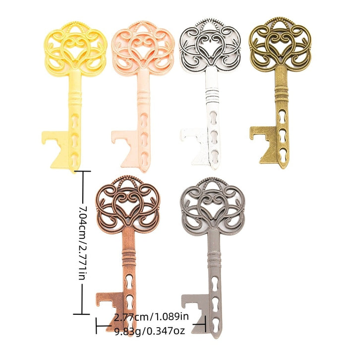 Zinc Alloy Bottle Opener Key Charm Pendant for DIY Necklace Bracelet Jewelry Making