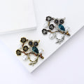 Alloy Enamel Owl Brooch Pin For Women's Fashion Apparel view 2