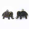 Zinc Alloy Elephant Charm Pendant No.864937 for DIY Necklace Bracelet Jewelry Making view 3