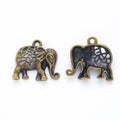 Zinc Alloy Elephant Charm Pendant No.408563 for DIY Necklace Bracelet Jewelry Making view 2