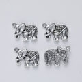 Zinc Alloy Elephant Charm Pendant No.724513 for DIY Necklace Bracelet Jewelry Making view 4