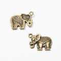 Zinc Alloy Elephant Charm Pendant No.724513 for DIY Necklace Bracelet Jewelry Making view 2